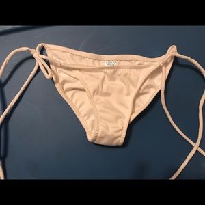 White Bathing Suit bottoms